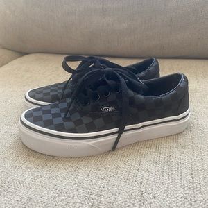 BRAND NEW Checkerboard Vans -Worn Once